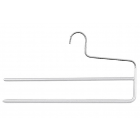 Mawa Steg-Hosenbügel KH 2 mit 2 Stegen Metall 35cm silber Mawa Steg-Hosenbügel KH 2 mit 2 Stegen Metall 35cm silber