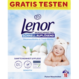 Lenor Lenor Vollwaschmittel Pulver Sensitiv 18WL Lenor Lenor Vollwaschmittel Pulver Sensitiv 18WL
