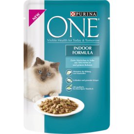 Purina Katzenfutter ONE Indoor Thunfisch & Grüne Bohnen, Purina Katzenfutter ONE Indoor Thunfisch & Grüne Bohnen,