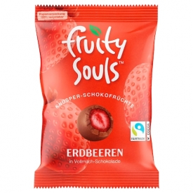 Frutiy Knusper-Schokofrüchte Erdbeeren Vollmilch-Schokolade Frutiy Knusper-Schokofrüchte Erdbeeren Vollmilch-Schokolade