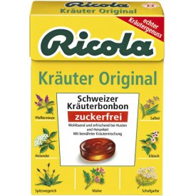 Ricola Schweizer Kräuterbonbons zuckerfrei Ricola Schweizer Kräuterbonbons zuckerfrei