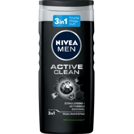 Nivea Shower Gel For Men Active Clean Charcoal Nivea Shower Gel For Men Active Clean Charcoal