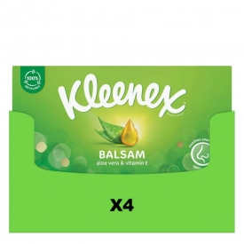 Kleenex Balsam Taschentuchbox 4x64 Blatt Kleenex Balsam Taschentuchbox 4x64 Blatt