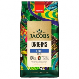 Jacobs Origins Kaffee Brazil, ganze Bohnen Jacobs Origins Kaffee Brazil, ganze Bohnen
