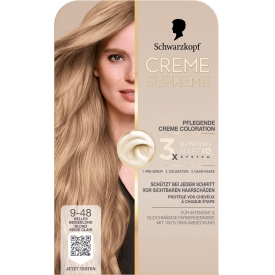 Schwarzkopf Creme Supreme Coloration 9-48 Helles Beigeblond Schwarzkopf Creme Supreme Coloration 9-48 Helles Beigeblond