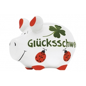 Kcg-das Markenschwein KCG Sparschwein Glücksschwein Keramik mit Stopfen 12x10cm grün/weiß Kcg-das Markenschwein KCG Sparschwein Glücksschwein Keramik mit Stopfen 12x10cm grün/weiß